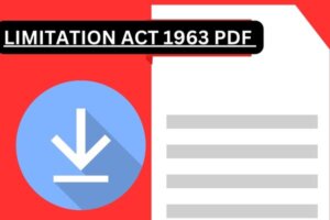 LIMITATION ACT 1963 PDF DOWNLOAD